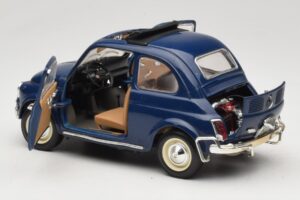 Fiat 500 L Modra Bburago 1:18 3327 Kovina – slika 5 od 8