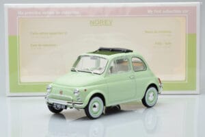 Fiat 500 L Svetlo Zelen Norev 1:18 187773 Kovina – slika 6 od 6