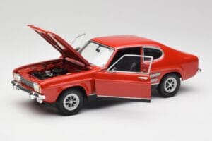Ford Capri Mk1 1700 GT Rdeč Minichamps 1:18 180089001 Kovina – slika 2 od 8