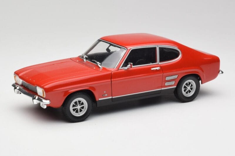 Ford Capri Mk1 1700 GT Rdeč Minichamps 1:18 180089001 Kovina