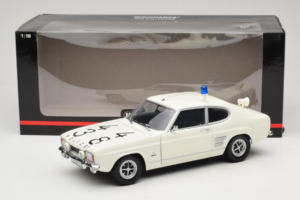 Ford Capri Autobahnpolizei Dusseldorf Minichamps 1:18 150089090 Kovina – slika 8 od 8