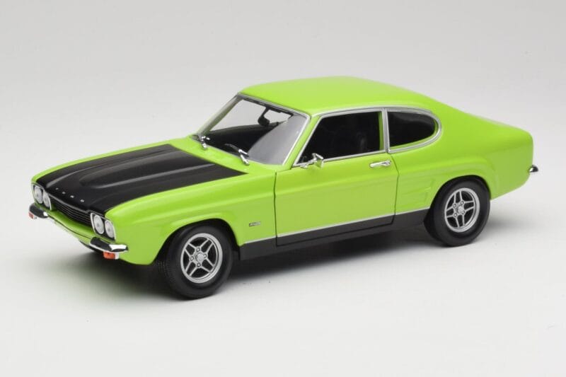 Ford Capri Mk1 RS 2600 Zelena & Črna Minichamps 1:18 150089075 Kovina