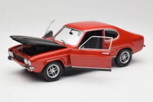 Ford Capri Mk1 RS 2600 Rdeča & Črna Minichamps 1:18 150089076 Kovina – slika 2 od 8