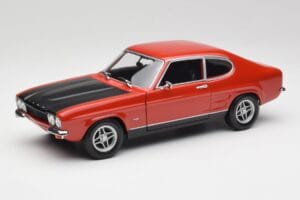 Ford Capri Mk1 RS 2600 Rdeča & Črna Minichamps 1:18 150089076 Kovina