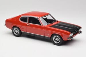 Ford Capri Mk1 RS 2600 Rdeča & Črna Minichamps 1:18 150089076 Kovina – slika 6 od 8