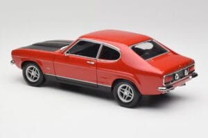 Ford Capri Mk1 RS 2600 Rdeča & Črna Minichamps 1:18 150089076 Kovina – slika 7 od 8
