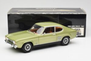 Ford Capri Mk1 Svetlo Zelena Metalik Minichamps 1:18 18008900 Kovina – slika 8 od 8