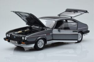 Ford Capri Mk3 2.8 Injection RHD Grafit Siva Norev 1:18 182725 Kovina – slika 2 od 8
