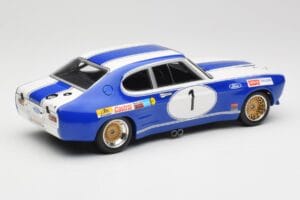 Ford Capri Mk1 RS 2600 #1 D. Glemser Ford Deutschland Winner Brno ETCC 1972 Minichamps 1:18 155728501 Kovina – slika 2 od 6