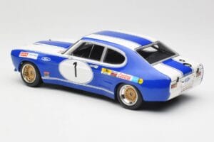 Ford Capri Mk1 RS 2600 #1 D. Glemser Ford Deutschland Winner Brno ETCC 1972 Minichamps 1:18 155728501 Kovina – slika 5 od 6