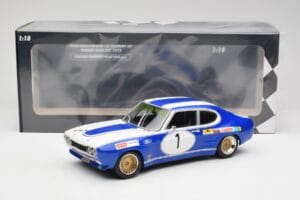 Ford Capri Mk1 RS 2600 #1 D. Glemser Ford Deutschland Winner Brno ETCC 1972 Minichamps 1:18 155728501 Kovina – slika 6 od 6