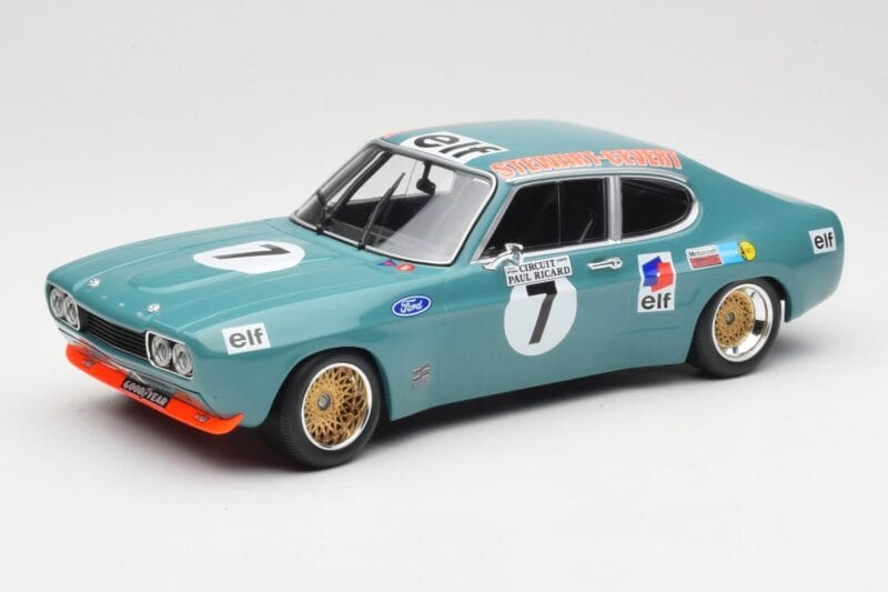 Ford Capri Mk1 RS 2600 #7 J. Stewart / F. Cevert Ford Köln 6 Hours of Paul Ricard 1972 Minichamps 1:18 155728507 Kovina