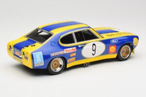 Ford Capri Mk1 RS 2600 #9 K. Fritzinger / H. Heyer Team Europa Möbel 6 Hours of Nürburgring ETCC 1973 Minichamps 1:18 1557385 – slika 2 od 6