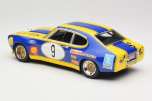 Ford Capri Mk1 RS 2600 #9 K. Fritzinger / H. Heyer Team Europa Möbel 6 Hours of Nürburgring ETCC 1973 Minichamps 1:18 1557385 – slika 5 od 6