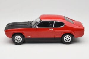 Ford Capri Mk1 RS 2600 Rdeč s Črno Kapo MCG 1:18 MCG18538 Kovina – slika 3 od 6