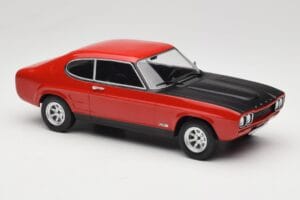 Ford Capri Mk1 RS 2600 Rdeč s Črno Kapo MCG 1:18 MCG18538 Kovina – slika 4 od 6