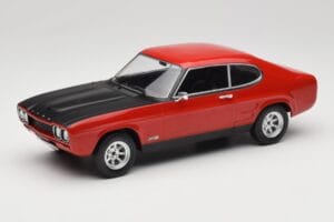 Ford Capri Mk1 RS 2600 Rdeč s Črno Kapo MCG 1:18 MCG18538 Kovina