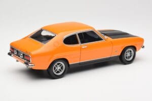 Ford Capri Mk1 RS 2600 Signal Orange Črna Minichamps 1:18 150089077 Kovina – slika 3 od 8