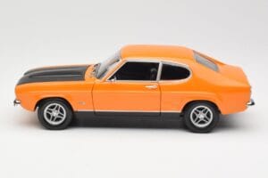 Ford Capri Mk1 RS 2600 Signal Orange Črna Minichamps 1:18 150089077 Kovina – slika 4 od 8