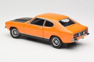 Ford Capri Mk1 RS 2600 Signal Orange Črna Minichamps 1:18 150089077 Kovina – slika 7 od 8