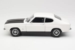 Ford Capri Mk1 RS 2600 Bela Črna Minichamps 1:18 150089078 Kovina – slika 4 od 8