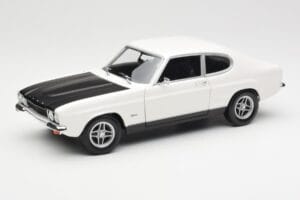 Ford Capri Mk1 RS 2600 Bela Črna Minichamps 1:18 150089078 Kovina