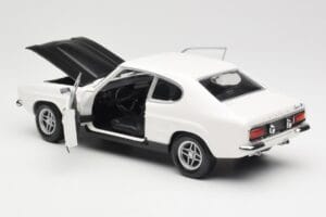 Ford Capri Mk1 RS 2600 Bela Črna Minichamps 1:18 150089078 Kovina – slika 5 od 8