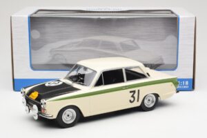 Ford Cortina Lotus #31 J. Ickx / G. Staepelaere Marathon de la Route 1966 MCG 1:18 MCG18436R Kovina – slika 6 od 6