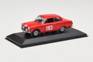 Ford Cortina Mk I #193 Rally Monte Carlo 1963 Minichamps 1:43 400638293 Kovina – slika 2 od 4