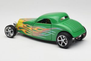Ford Coupe Zelena z Ognjem Road Signature 1:18 30109 Kovina – slika 7 od 8