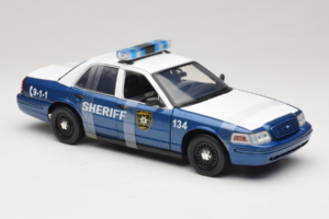 Ford Crown Victoria Police Interceptor The Walking Dead Greenlight 1:18 12957 Kovina – slika 4 od 6