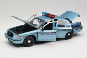 Ford Crown Victoria Police Cruiser Twilight Blue Greenlight 1:18 1643 Kovina – slika 2 od 8