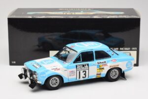 Ford Escort RS1600 #13 T. Makinen RAC Rally Winner 1973 Minichamps 1:18 100738113 Kovina – slika 8 od 8