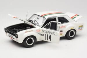Ford Escort RS1600 #114 J. Fitzpatrick Team Broadspeed Castrol Race of Champions 1971 Minichamps 1:18 100718114 Kovina – slika 2 od 8