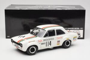 Ford Escort RS1600 #114 J. Fitzpatrick Team Broadspeed Castrol Race of Champions 1971 Minichamps 1:18 100718114 Kovina – slika 8 od 8