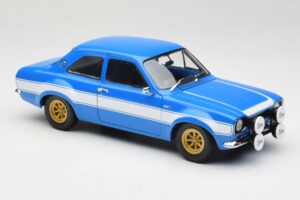 Ford Escort Mk1 RS 1600 Moder Bel Črte Minichamps 1:18 100688102 Kovina – slika 6 od 8