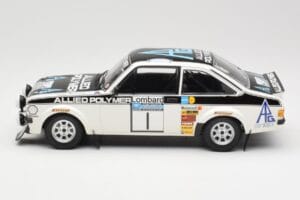 Ford Escort Mk2 RS 1800 #1 T. Mäkinen / H. Liddon Allied Polymer Group Winners Lombard RAC Rally 1975 Minichamps 1:18 1557587 – slika 3 od 6