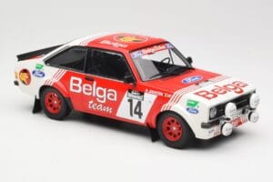 Ford Escort Mk2 RS 1800 #14 Droogmans / Joosten Belga 3rd Place Lotto Haspengouw Rally 1983 Minichamps 1:18 155838714 Kovina – slika 4 od 6