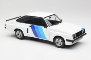 Ford Escort Mk2 RS 2000 X-Pack Diamond Bel & Modra Decor MCG 1:18 MCG18351 Kovina – slika 4 od 6