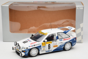 Ford Escort RS Cosworth Mobil 1 #6 F. Delecour / D. Grataloup Rally Monte Carlo Night Version Winner 1994 UT Models 1:18 3945 – slika 8 od 8