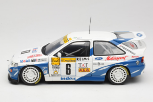 Ford Escort RS Cosworth Mobil 1 #6 F. Delecour / D. Grataloup Rally Monte Carlo Winner 1994 UT Models 1:18 180948106 Kovina – slika 4 od 8