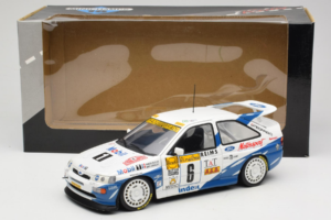 Ford Escort RS Cosworth Mobil 1 #6 F. Delecour / D. Grataloup Rally Monte Carlo Winner 1994 UT Models 1:18 180948106 Kovina – slika 8 od 8