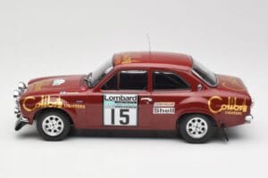 Ford Escort RS 1600 Mk1 #15 M. Alen / I. Kivimäki RAC Rally 1974 IXO 1:18 18RMC047B Kovina – slika 3 od 6