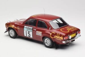 Ford Escort RS 1600 Mk1 #15 M. Alen / I. Kivimäki RAC Rally 1974 IXO 1:18 18RMC047B Kovina – slika 5 od 6
