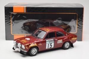 Ford Escort RS 1600 Mk1 #15 M. Alen / I. Kivimäki RAC Rally 1974 IXO 1:18 18RMC047B Kovina – slika 6 od 6