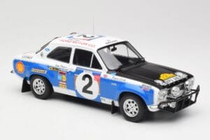 Ford Escort RS 1600 Mk1 #2 R. Clark / J. Porter Safari Rally 1973 IXO 1:18 18RMC075A Kovina – slika 4 od 6