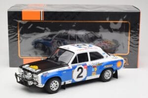 Ford Escort RS 1600 Mk1 #2 R. Clark / J. Porter Safari Rally 1973 IXO 1:18 18RMC075A Kovina – slika 6 od 6