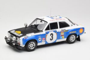 Ford Escort RS 1600 Mk1 #3 V. Preston Jr. / B. Smith Safari Rally 1973 IXO 1:18 18RMC075B Kovina