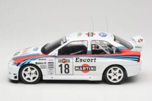 Ford Escort WRC Martini Racing #18 G. Cunico / G. Pirollo Rally San Remo 1998 IXO 1:18 18RMC171A Kovina – slika 3 od 6