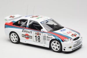 Ford Escort WRC Martini Racing #18 G. Cunico / G. Pirollo Rally San Remo 1998 IXO 1:18 18RMC171A Kovina – slika 4 od 6